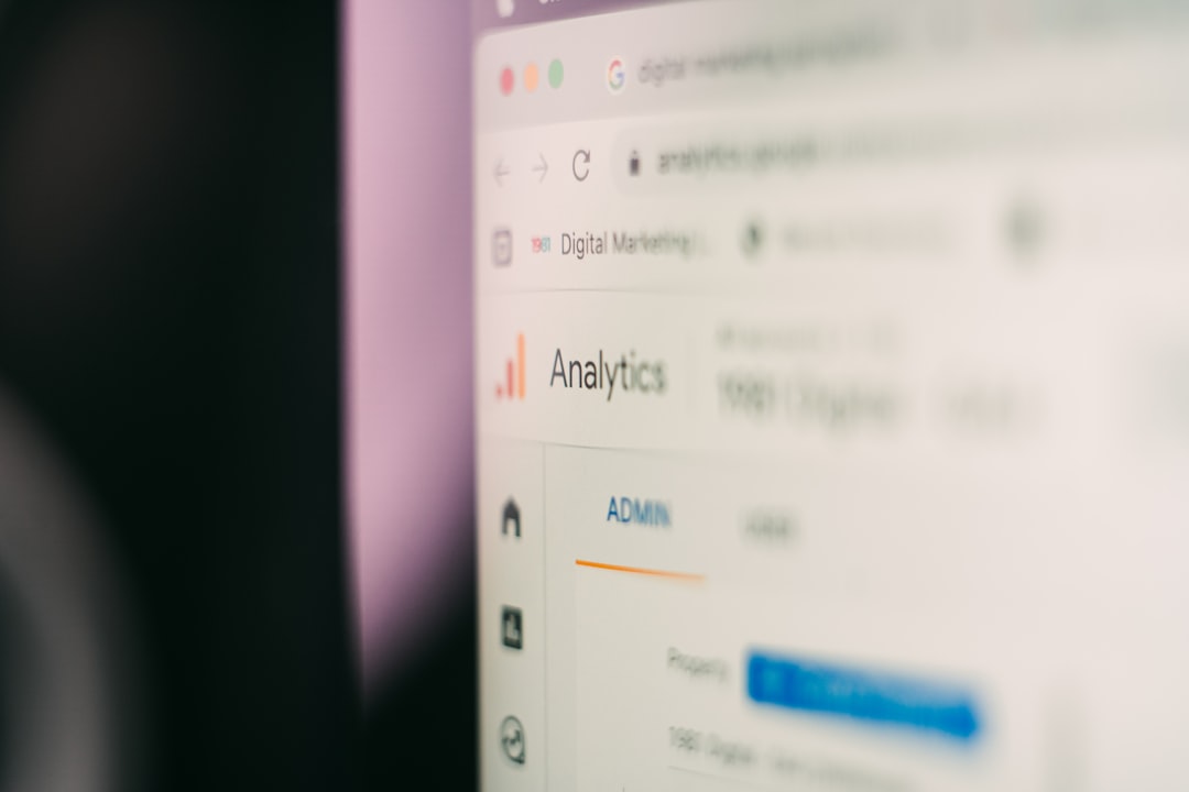 Google Analytics dashboard and Admin panel for digital marketing with 1981 Digitals SEO services.